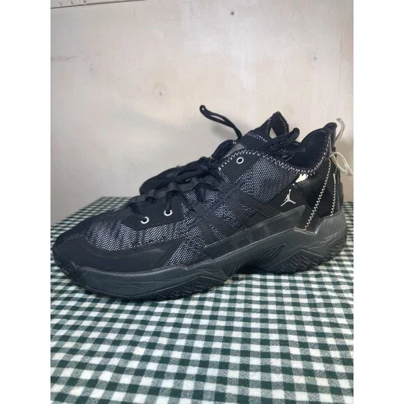 Nike Air Jordan Russel Westbrook One Take II 2 Black Silver Size 10 [CW2457-001]